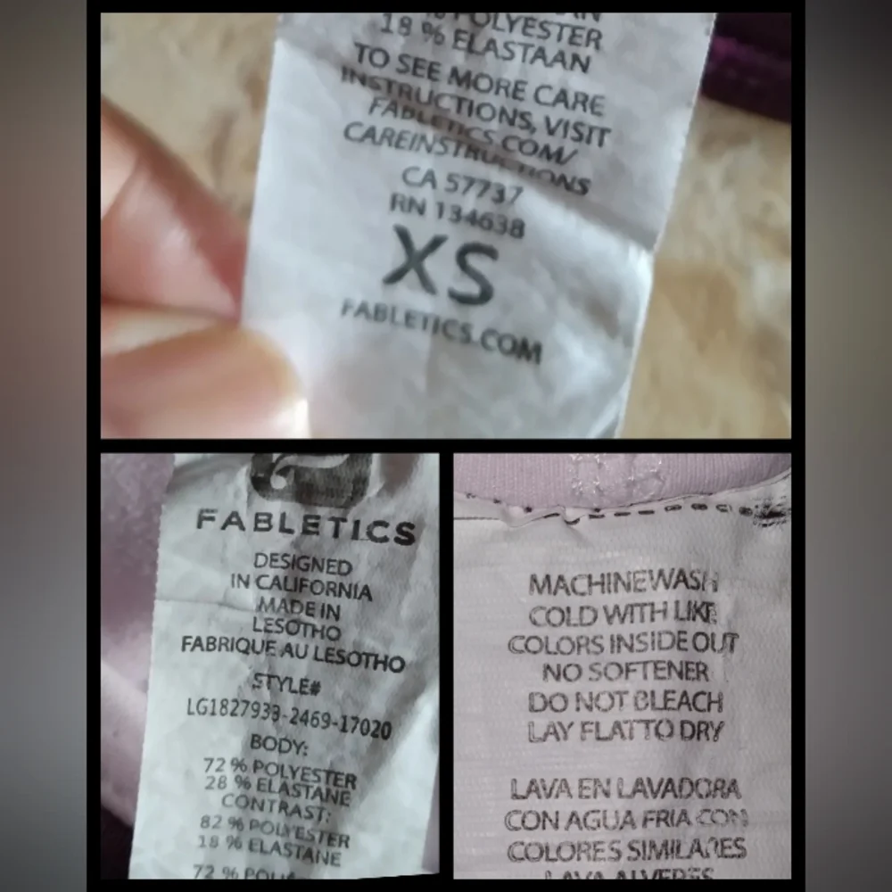 Fabletics High-Waisted Mesh PowerForm leggings, size XS - Picture 8 of 9